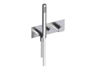 BORGIA 89529V2 - Recessed stainless steel shower mixer with hand shower _ Rubinetterie Frattini